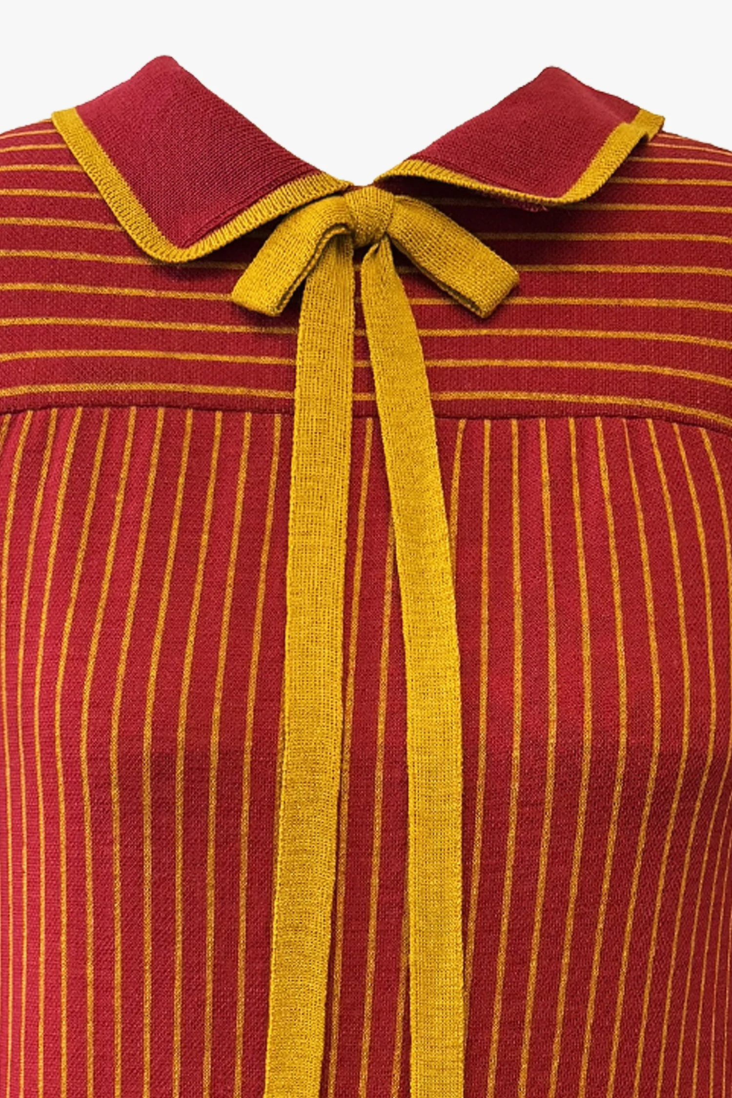 Vintage Sixties Knit Striped Dress - Image 2