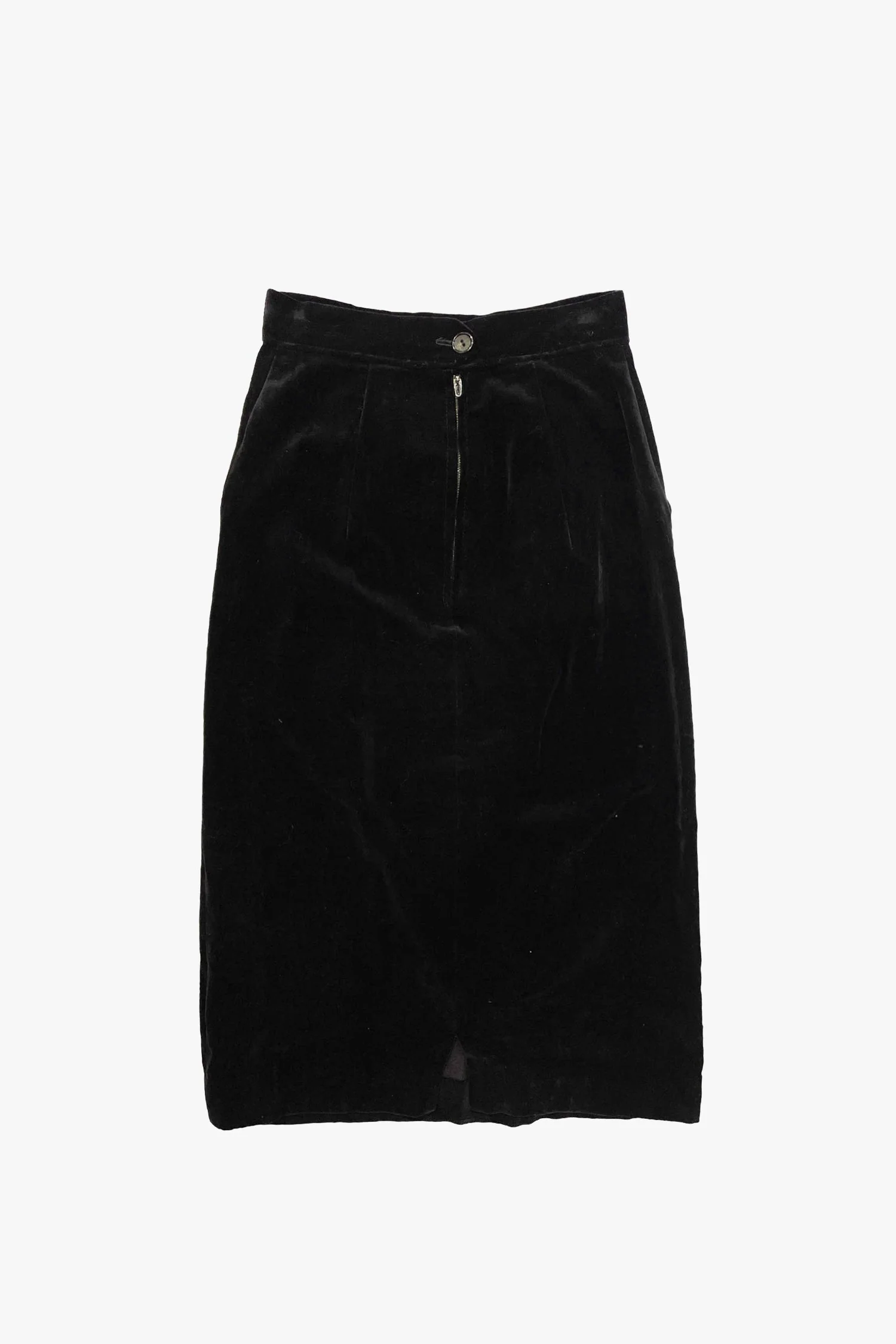 Vintage Velvet Embroidered Mini Skirt - Image 2