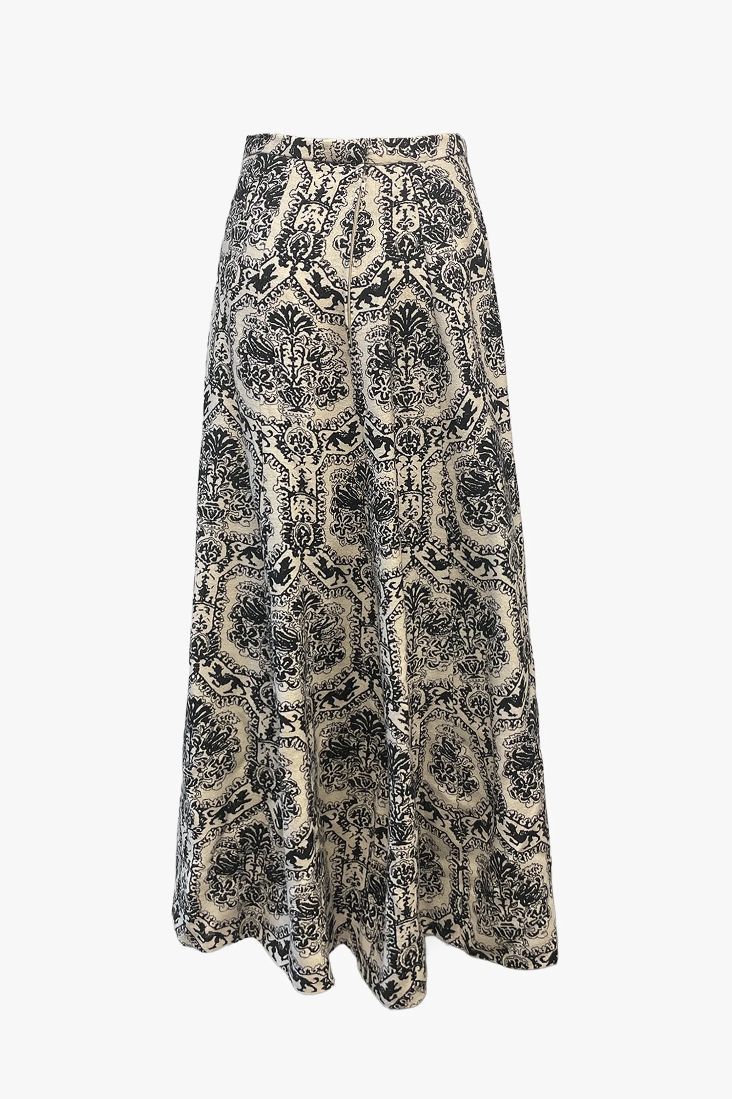 Vintage Wallpaper Print Skirt - Image 2