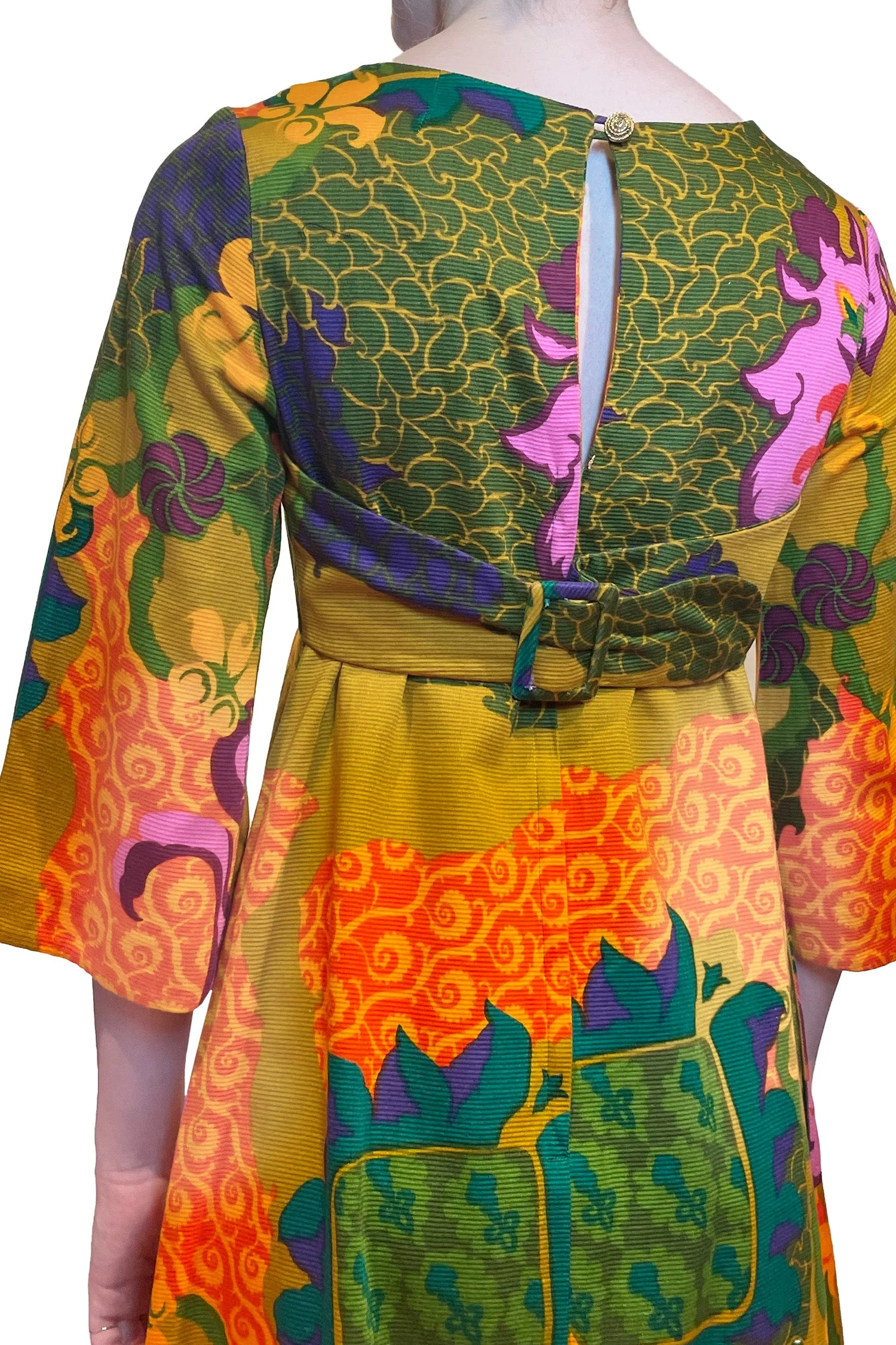 Vintage Waltan Clarke's Printed Maxi Dress - Image 2