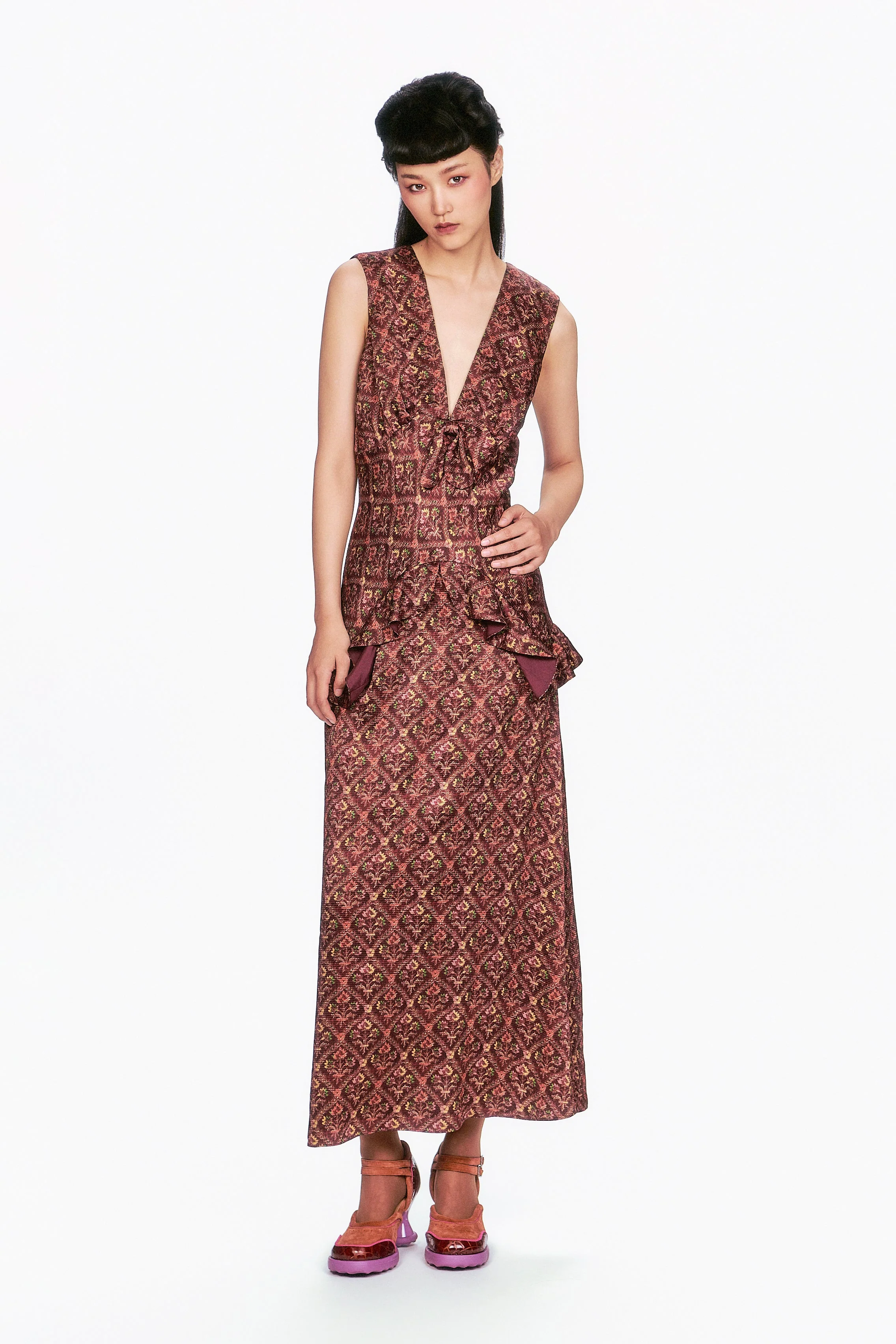 Wallpaper Medley Maxi Dress
